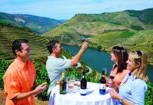 While sailing on AmaVida in Portugal, guests can go on visits to vineyards.