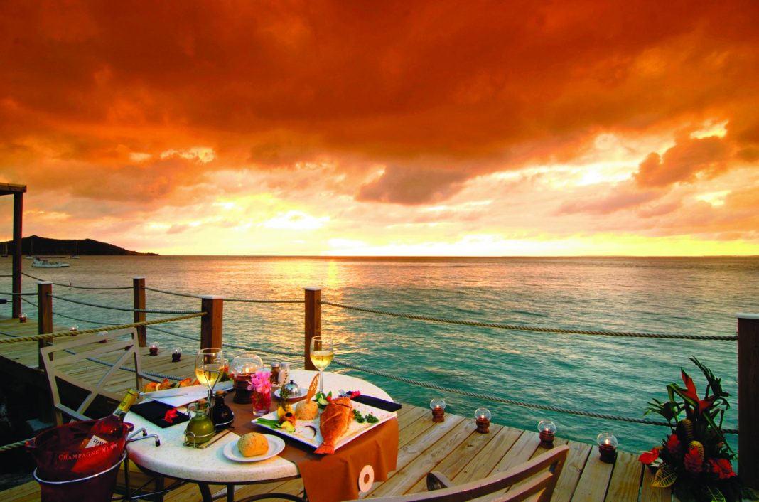 The resort’s Sunset Cafe.