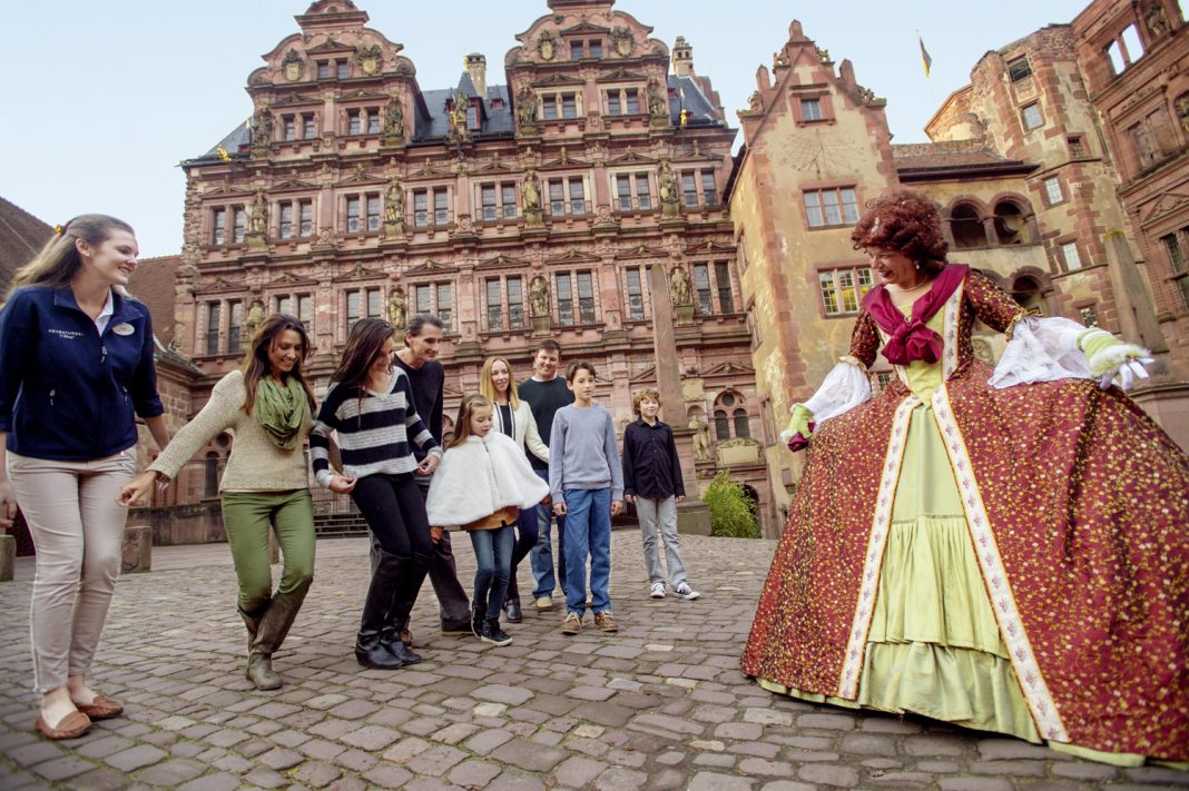 Adventures by Disney's Rhine River Cruise includes a visit to the famous storybook Heidelberg Castle in Germany.