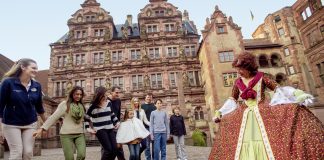 Adventures by Disney's Rhine River Cruise includes a visit to the famous storybook Heidelberg Castle in Germany.