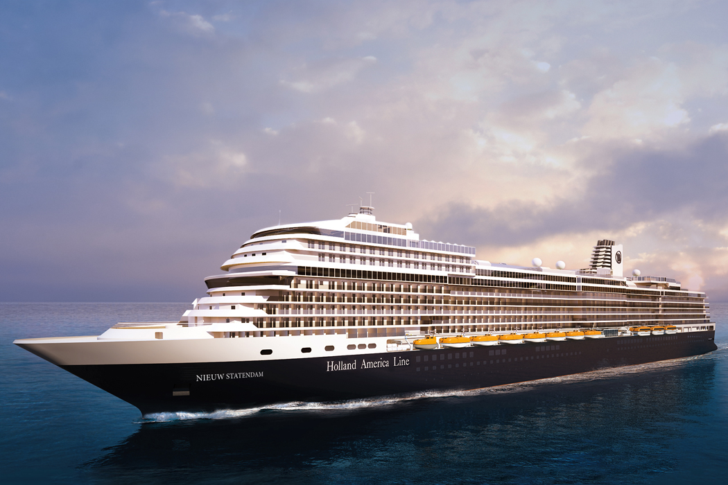 A rendering of the ms Nieuw Statendam. 