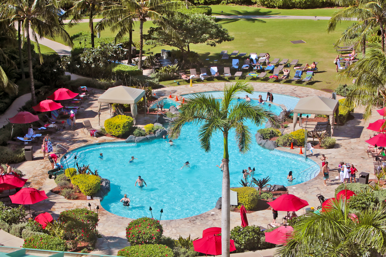 The pool at Honua Kai Resort & Spa in Maui.