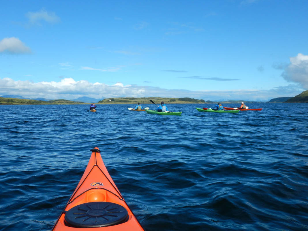 Wilderness Scotland offers a Scottish Sea Kayak Trail South - The Whisky Coast itinerary that combines whisky tastings with a sea kayaking trip.