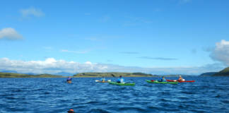 Wilderness Scotland offers a Scottish Sea Kayak Trail South - The Whisky Coast itinerary that combines whisky tastings with a sea kayaking trip.