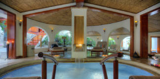 The spa at Tabacon Thermal Resort & Spa in Costa Rica.