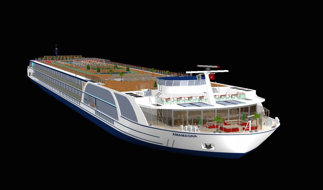 AmaWaterways has unveiled plans for its biggest ship ever, AmaMagna, which is expected to launch in 2019.