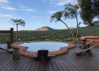 The family-run Leshiba Wilderness sits in a tucked-away valley overlooking the Soutpansberg mountains in the Limpopo Province.