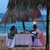 One of several gorgeous spots at the two resorts ideal for a romantic oceanfront dinner.