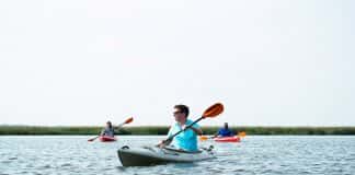 Kayaking at Omni Amelia Island Plantation Resort in North Florida.