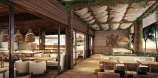 Alohilani Resort Waikiki Beach features two Asian restaurants and a tropical beer garden from celebrity chef Masaharu Morimoto