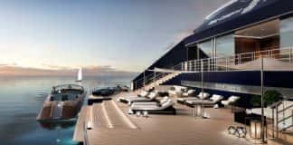 The Ritz Carlton Yacht Collection aft marina.
