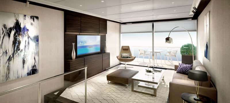 The Ritz-Carlton Yacht Collection Duplex Suite.
