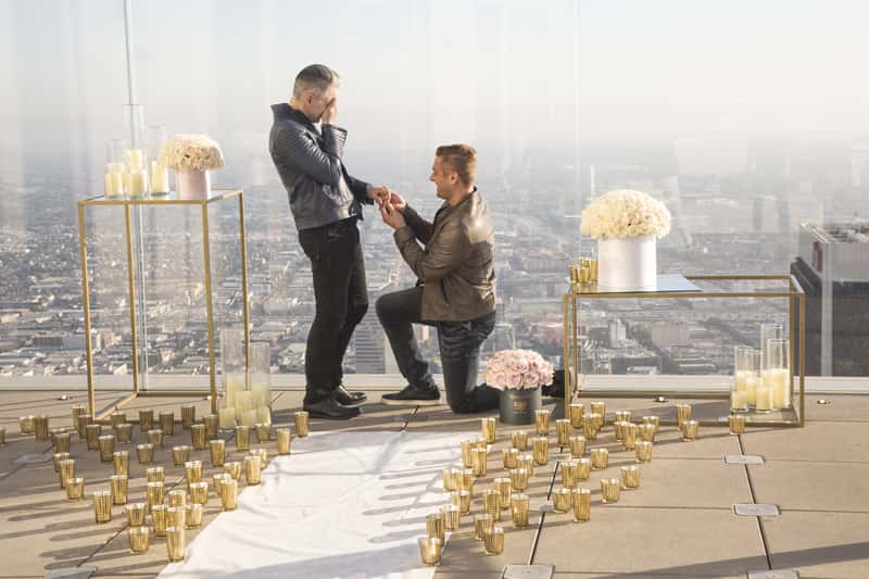 Proposals with a view packages are available at OUE Skyspace LA. (Photo credit Szuszanik Hovakimyan.)