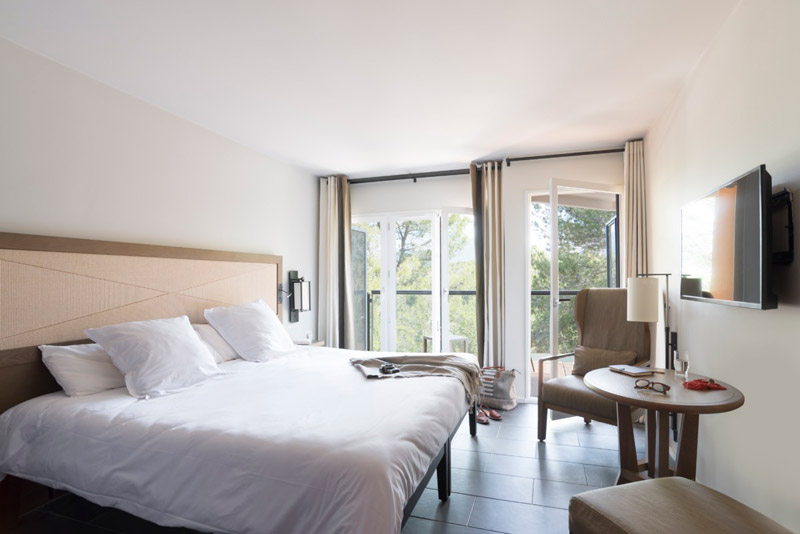 A guestroom at Club Med Opio en Provence.