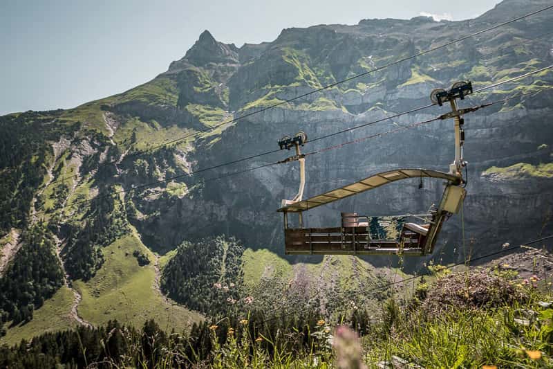 The Chedi Andermatt, a member of The Leading Hotels of the World located in the Swiss Alps, is offering a cable car rally experience. (Photo credit: Jen Ries)