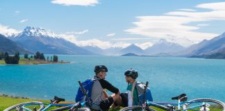Around the Mountains Cycle Trail, Southland, New Zealand. (Photo credit: Tourism New Zealand)