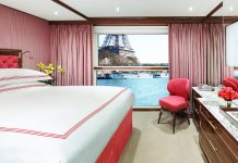 Accommodations with a view on board the Joie de Vivre.
