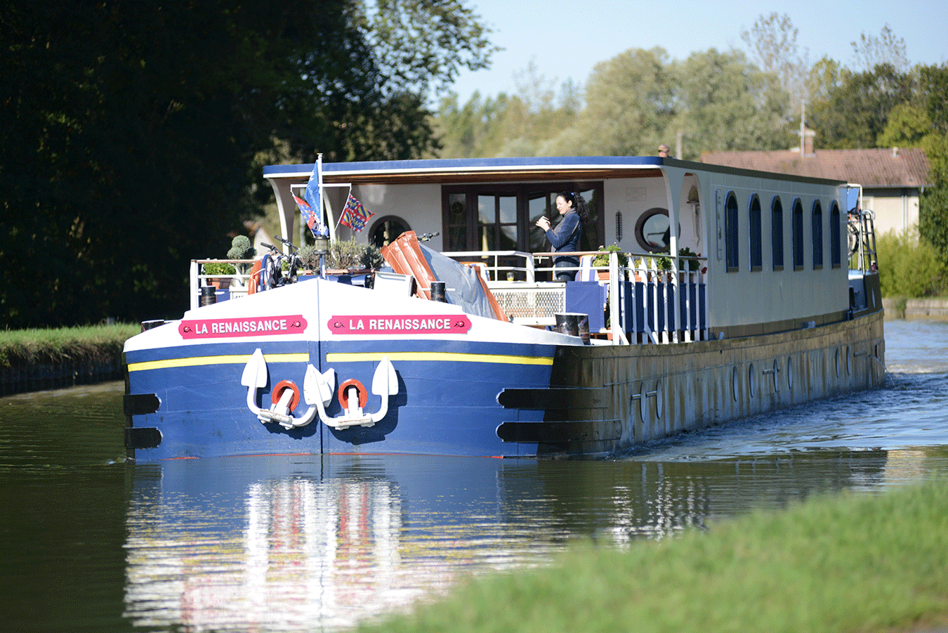 The small hotel barges of European Waterways allow their ships to explore rivers and canals that are often inaccessible to larger vessels.