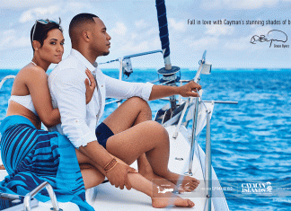 Cayman Islands native, Grace Byers, shows off the romantic side of her home country with husband Trai Byers by her side.