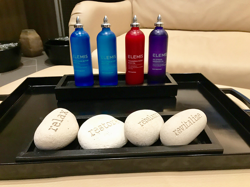 Essential oils like lavender and lemongrass are used to help guests feel relaxed, restored, rebalanced, and revitalize. (Photo credit: Jessica Poitevien)