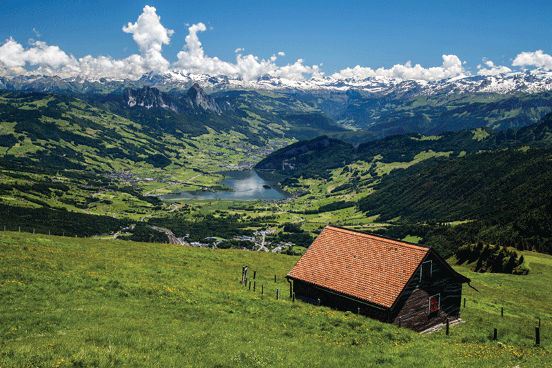 There are many mountain peaks to explore on an Avanti Destinations tour in Switzerland.