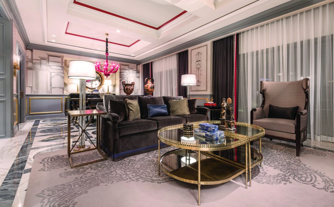 Newly revamped accommodations at Caesars Palace Las Vegas’ Palace Tower.