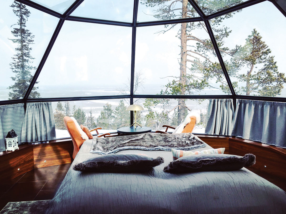 Cox & Kings, The Americas offers bespoke experiences including stays in sumptuous glass igloos in Finland.