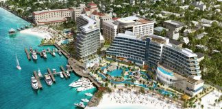 Renderings show the future of Margaritaville at The Pointe opening in The Bahamas' capital city.