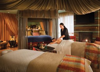 Grand Palace Suite at Omni Scottsdale Resort & Spa at Montelucia’s Joya Spa.