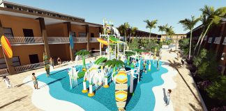 When completed, the Westgate Cocoa Beach Resort will feature a tropical-themed waterpark.