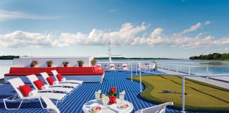 The sun deck of American Cruise Line's American Constellation, sailing this year in Alaska and the Pacific Northwest.