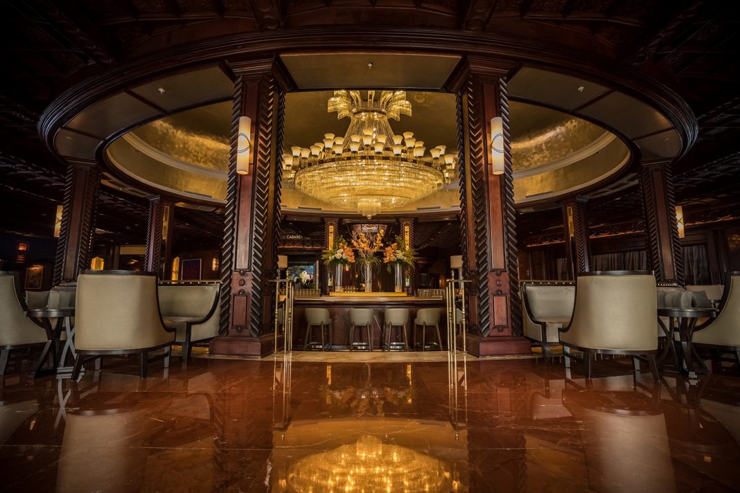 The Chandelier Bar inside El San Juan Hotel is one of several public spaces being restored at the iconic hotel.