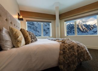 Swanky accommodations at the new Sheldon Chalet in Denali National Park.