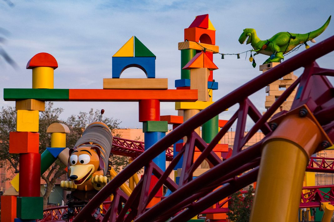 The new Slinky Dog ride at the Toy Story Land. (Photo courtesy of Walt Disney World.)