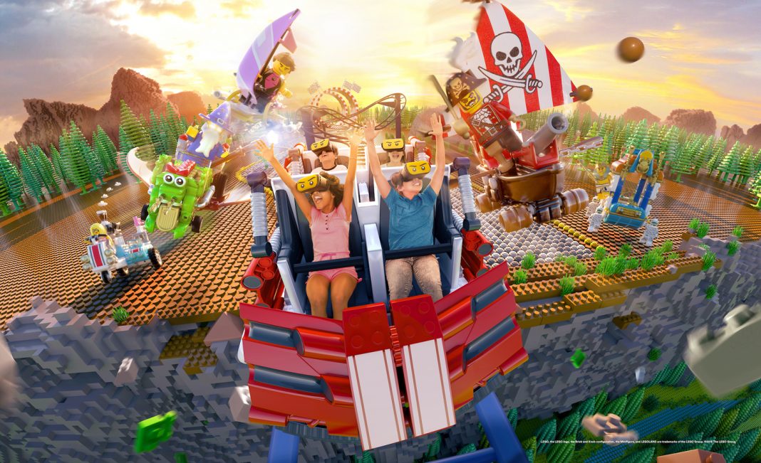 The Great LEGO Race will transform the existing Project X roller coaster into a high-octane, virtual reality (VR) experience. (Photo courtesy of LEGOLAND.)