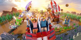 The Great LEGO Race will transform the existing Project X roller coaster into a high-octane, virtual reality (VR) experience. (Photo courtesy of LEGOLAND.)