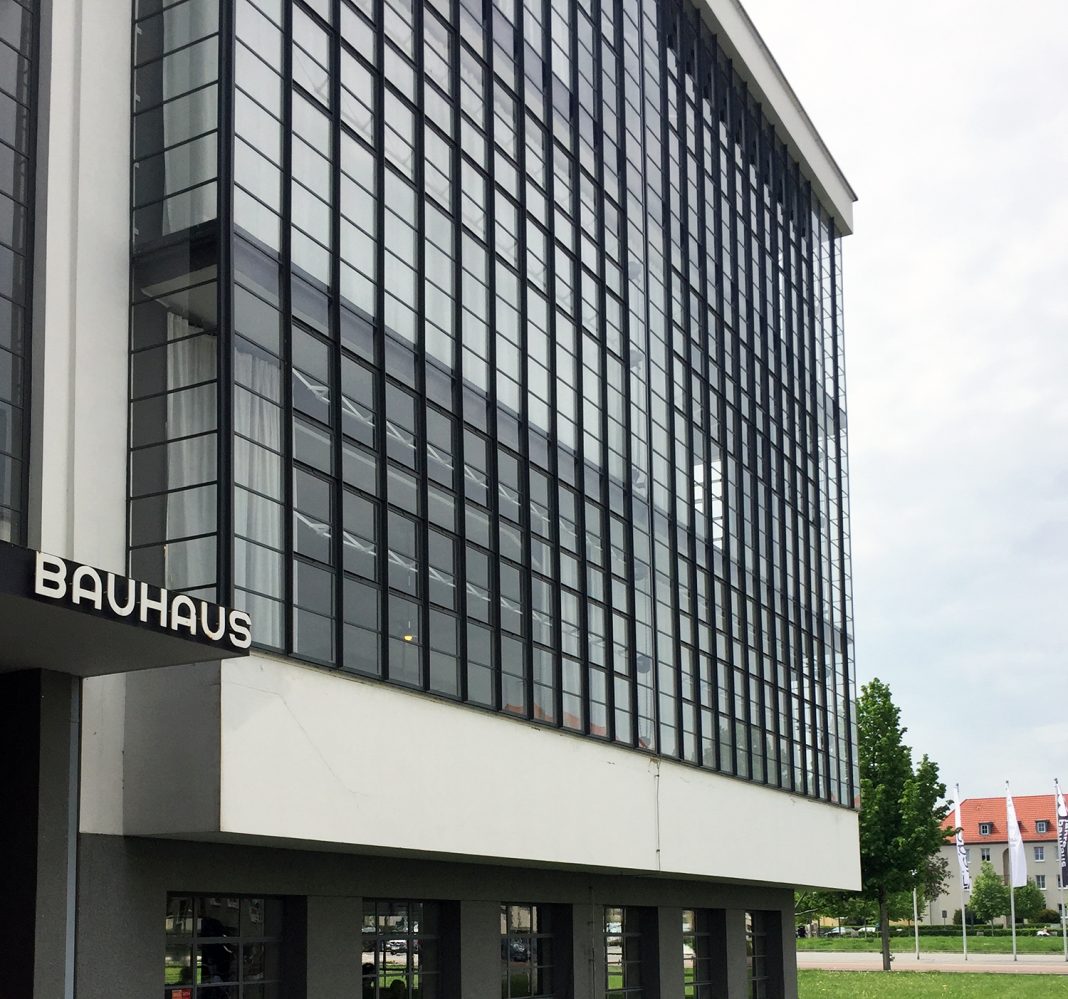 Bauhaus building in Dessau. Germany