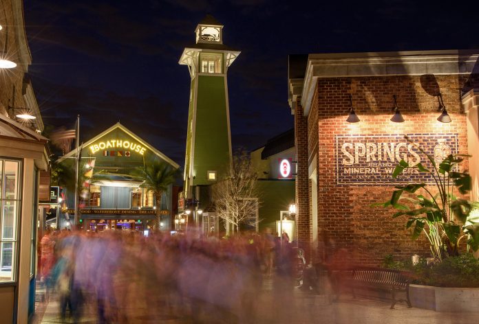 Disney Springs features over 130 establishments for guests to explore including shops and restaurants.