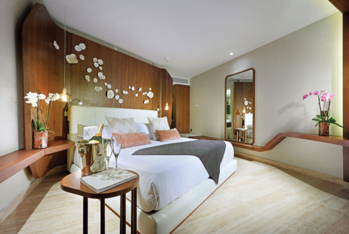 Junior suite at TRS Coral Hotel, which is set to debut this November in Costa Mujeres.