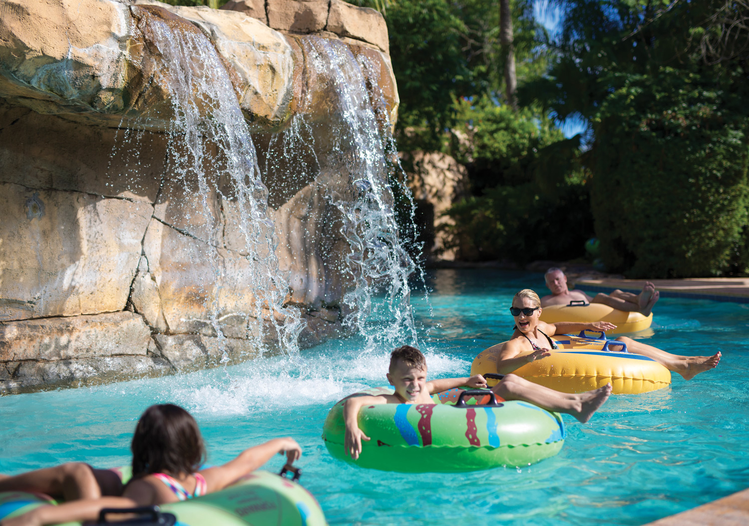 Reunion Resort is home to one of the area’s best lazy rivers.