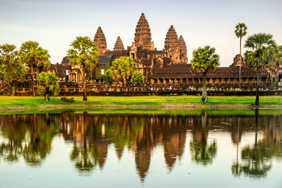 Angkor Wat is one of several UNESO World Heritage sites that guests can explore when sailing on a Seabourn Ovation cruise in Asia.