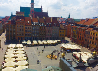 The main market square in Warsaw’s Old Town (Paloma Villaverde de Rico)