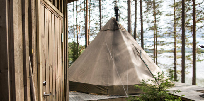 Lavvu Tent Off the Map Travel glamping