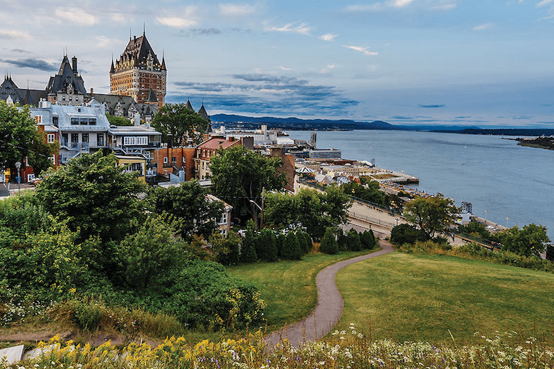 Chateau Frontenac in Quebec City, part of Tauck's 2023 itinerary aboard the Silver Shadow. (Photo courtesy of Tauck.)