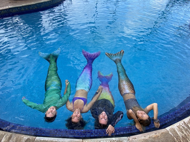 Social Media Mermaids at the Hyatt Regency Maui Resort and Spa.