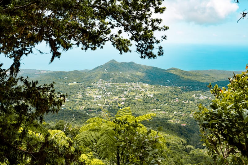 View from Nevis Peak.
