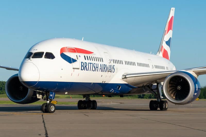 British Airways Boeing 787-8 Dreamliner (Photo by Evan Dougherty)