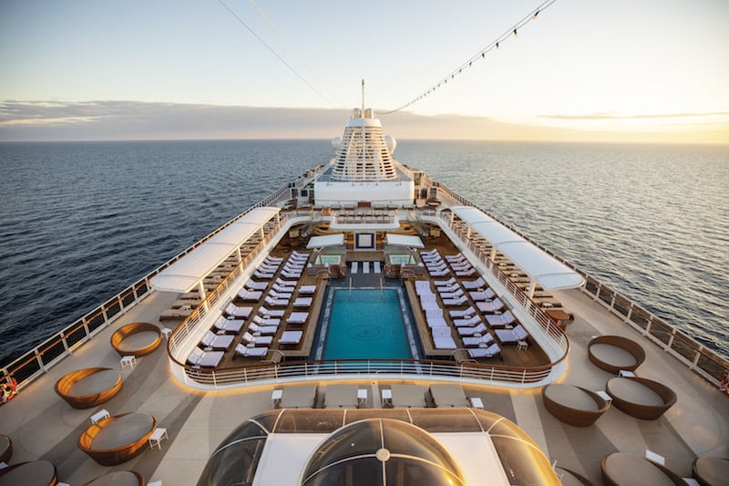 Seven Seas Splendor pool deck - Regent Seven Seas Cruises