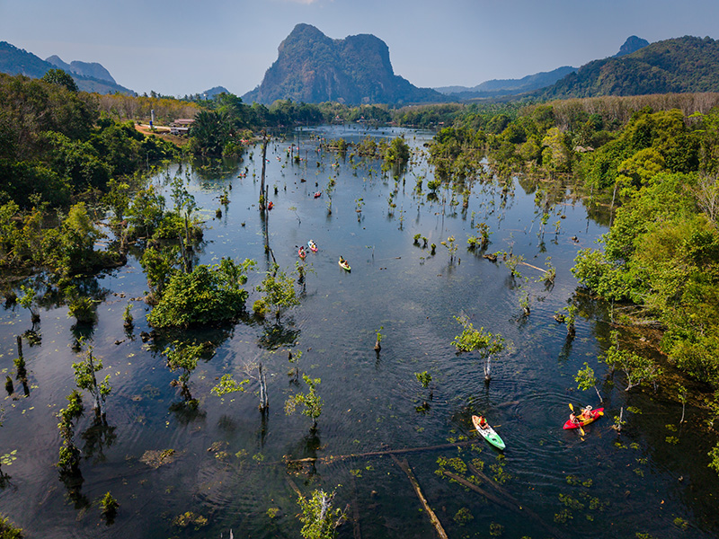 Jurassic World Comes to Life in Thailand Klong Root, Krabi, filming location for Jurassic World Rebirth.