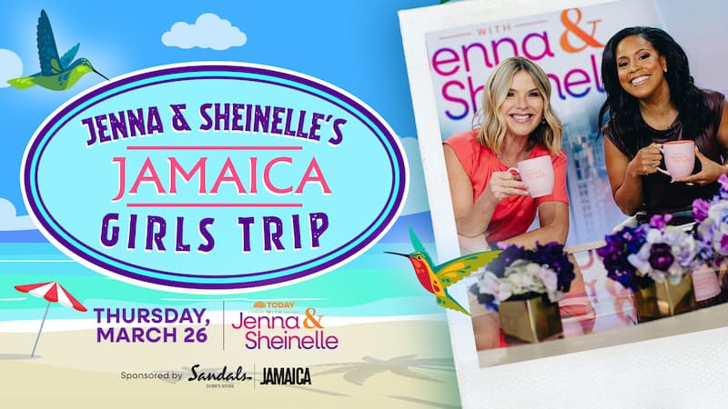 NBC’s TODAY With Jenna & Sheinelle Heads to Jamaica for Special Broadcast Image